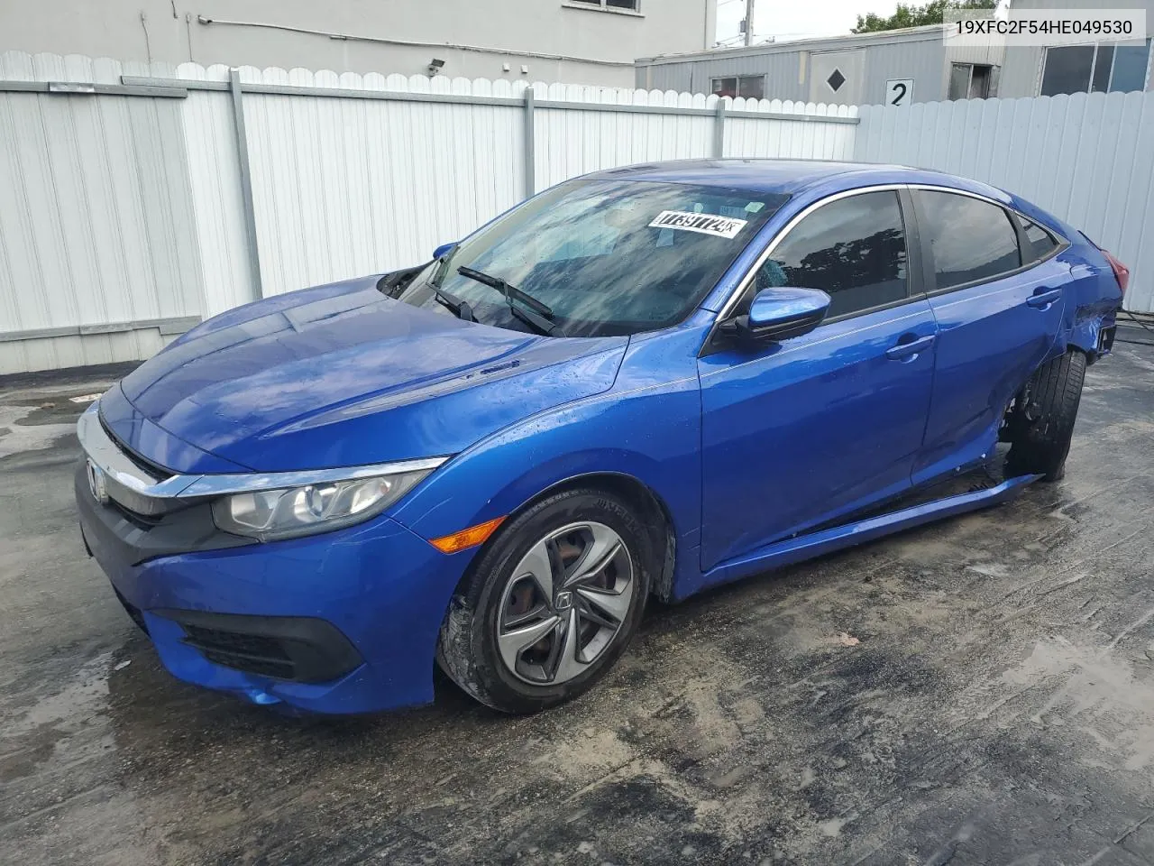 2017 Honda Civic Lx VIN: 19XFC2F54HE049530 Lot: 77397724