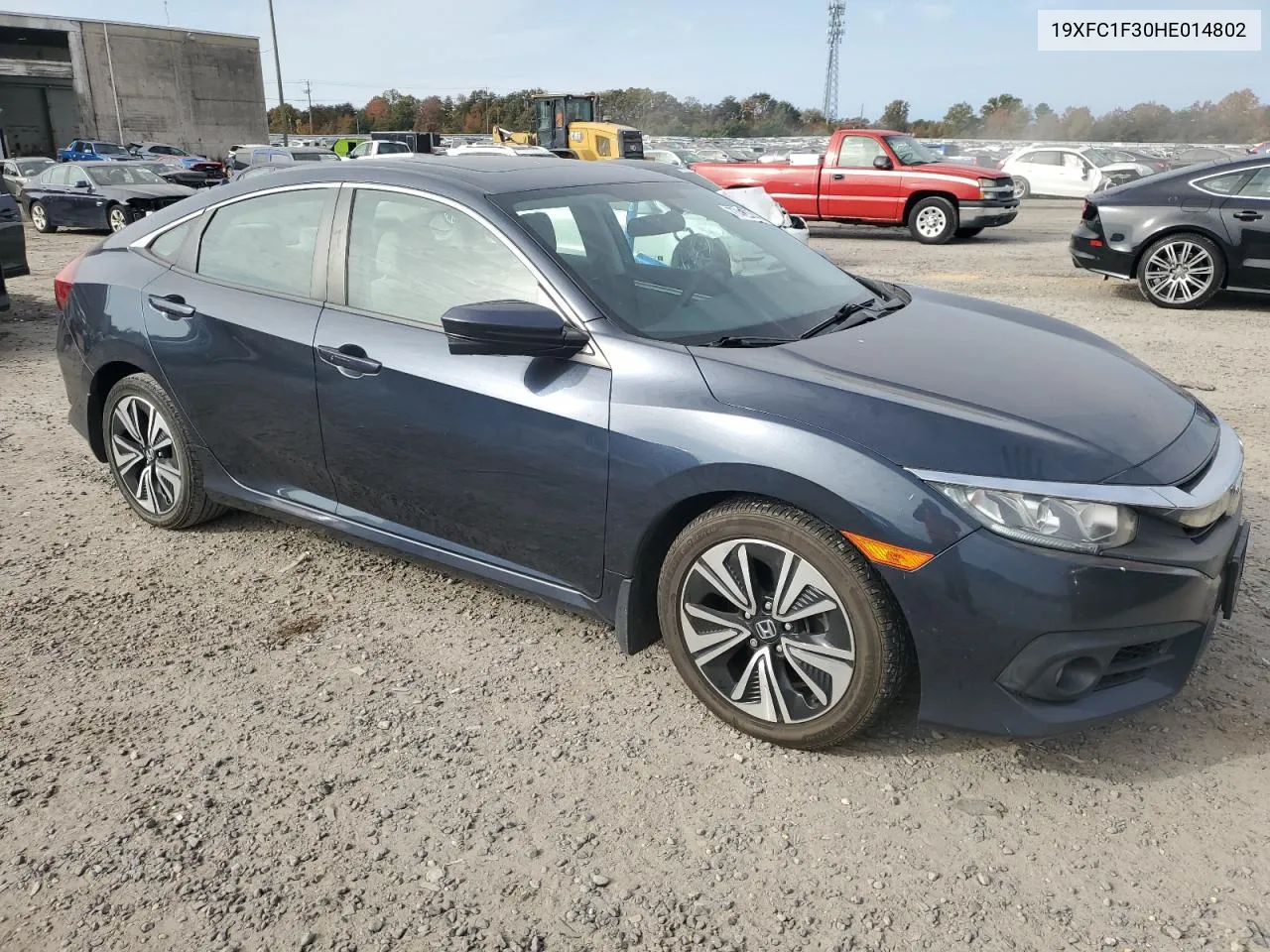 2017 Honda Civic Ex VIN: 19XFC1F30HE014802 Lot: 77462744