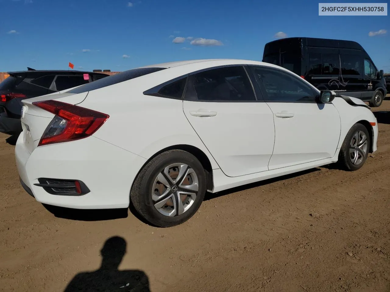 2HGFC2F5XHH530758 2017 Honda Civic Lx