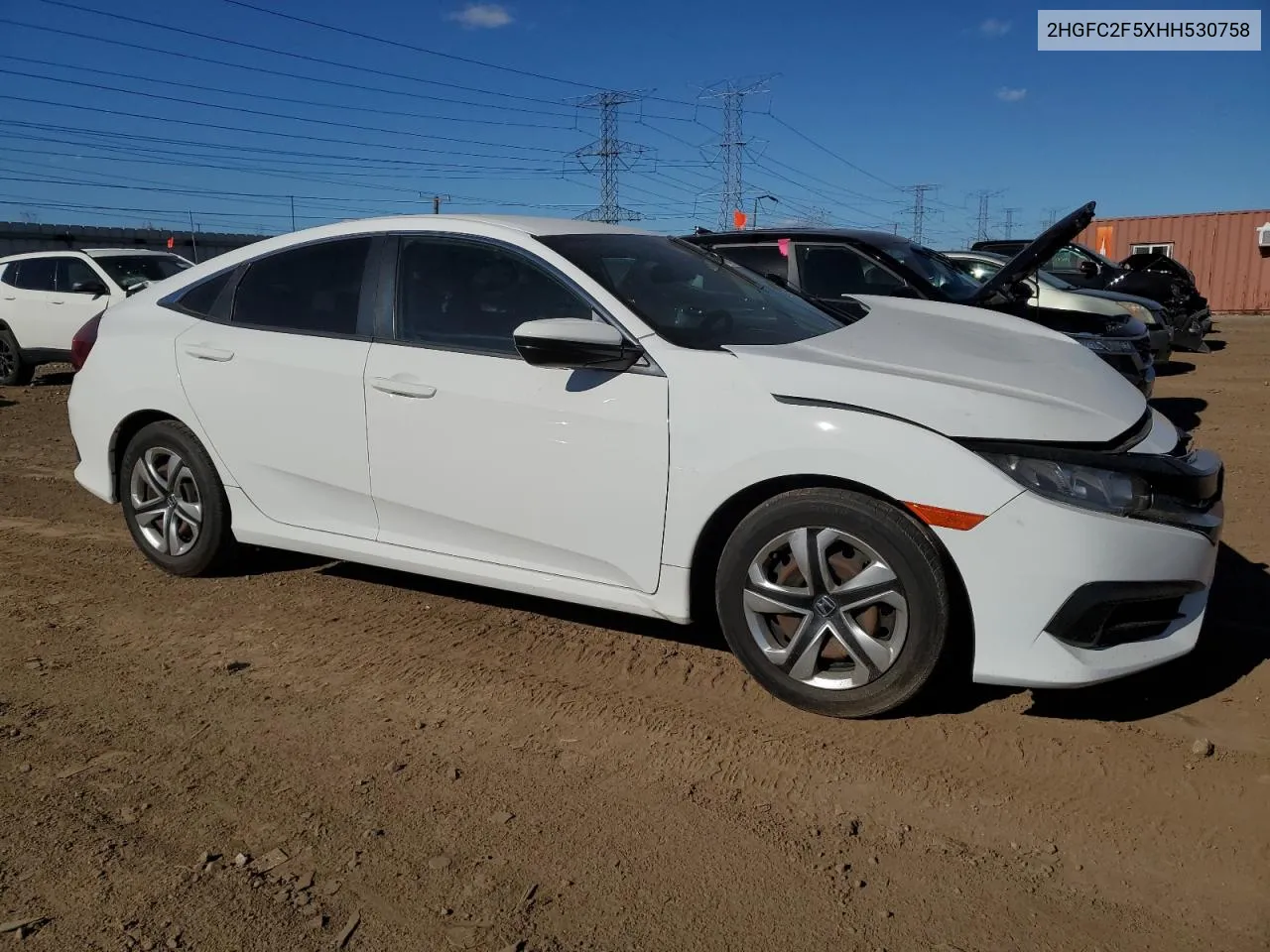 2017 Honda Civic Lx VIN: 2HGFC2F5XHH530758 Lot: 77464924