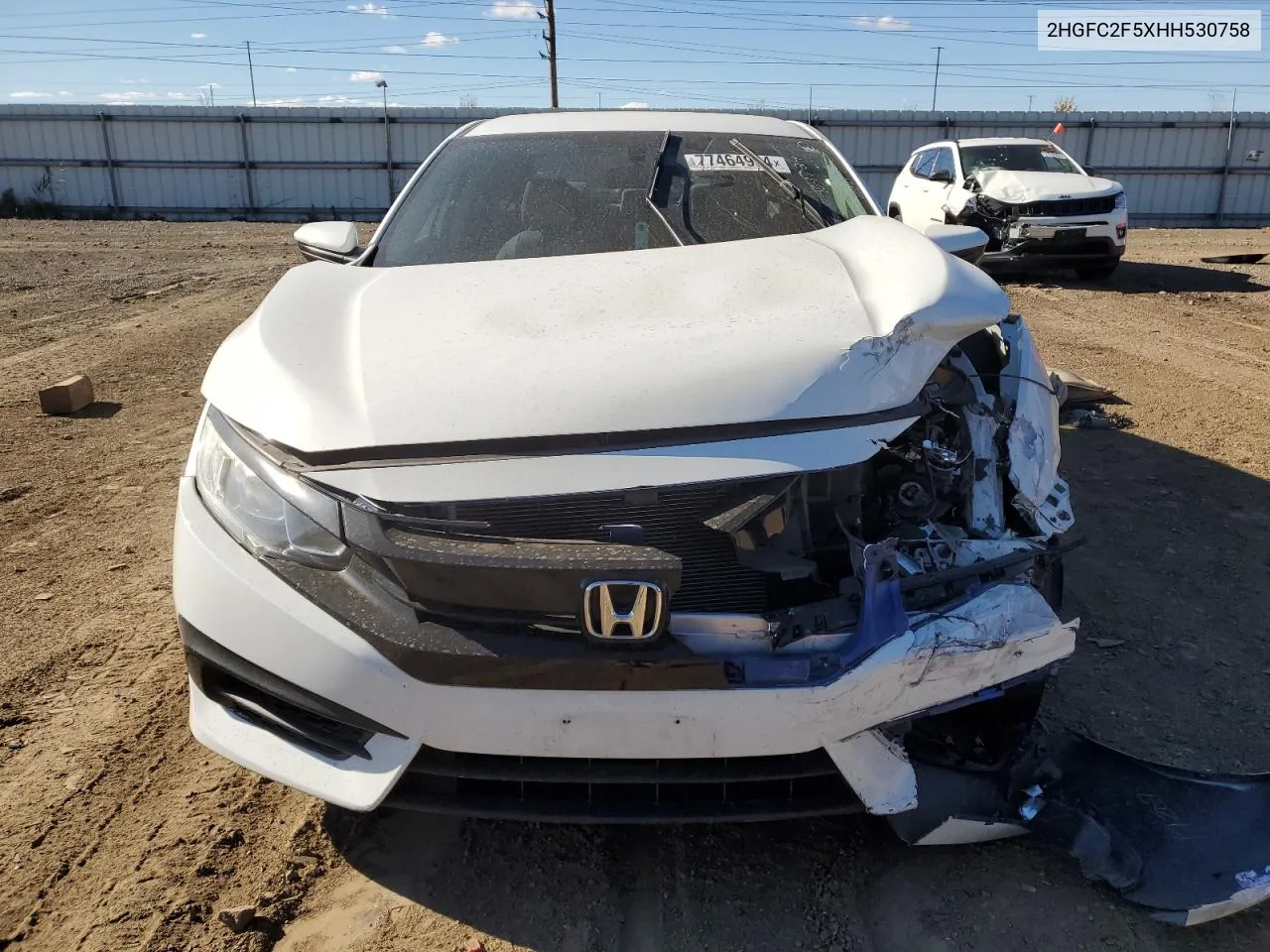 2HGFC2F5XHH530758 2017 Honda Civic Lx