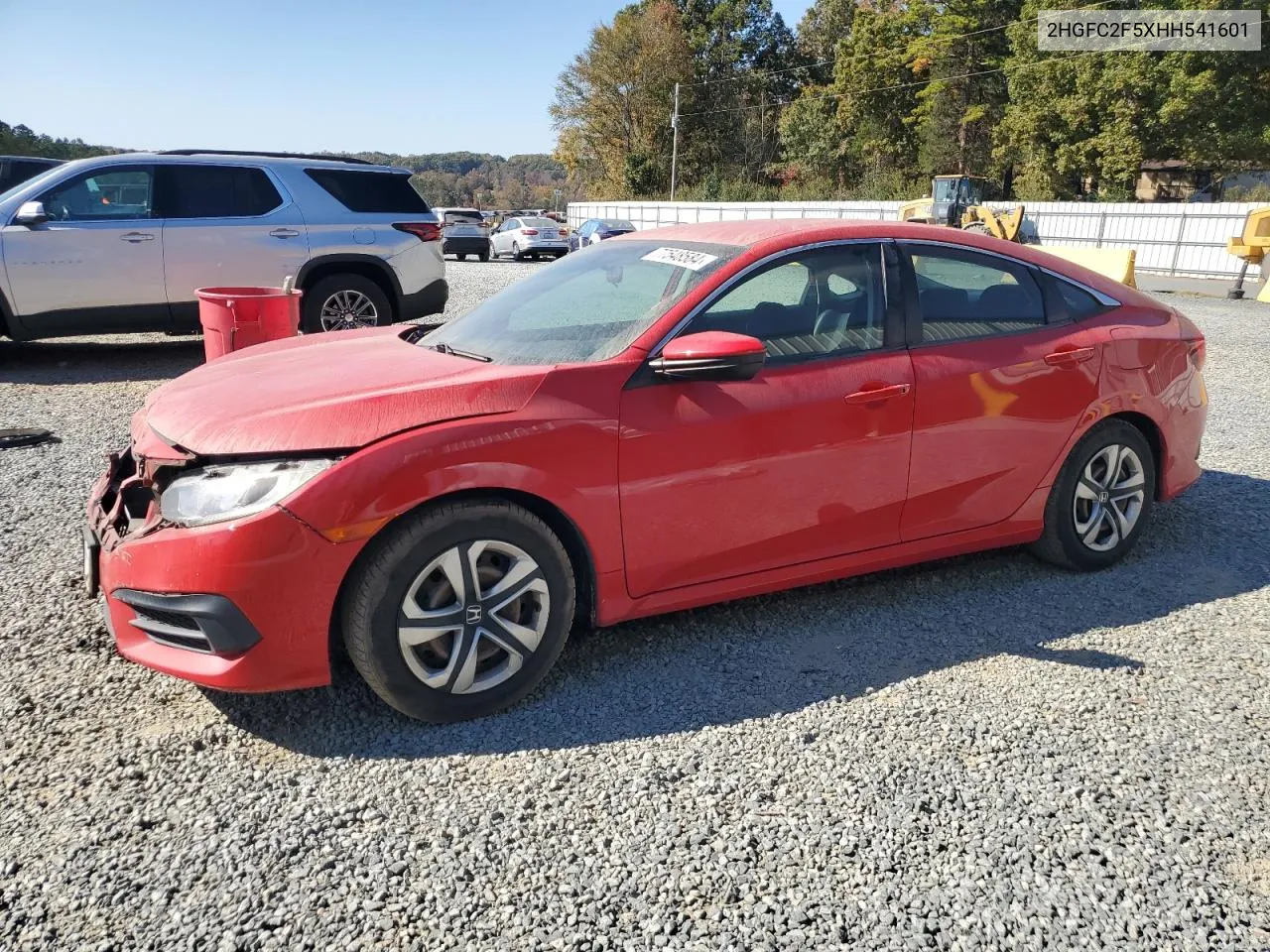 2HGFC2F5XHH541601 2017 Honda Civic Lx