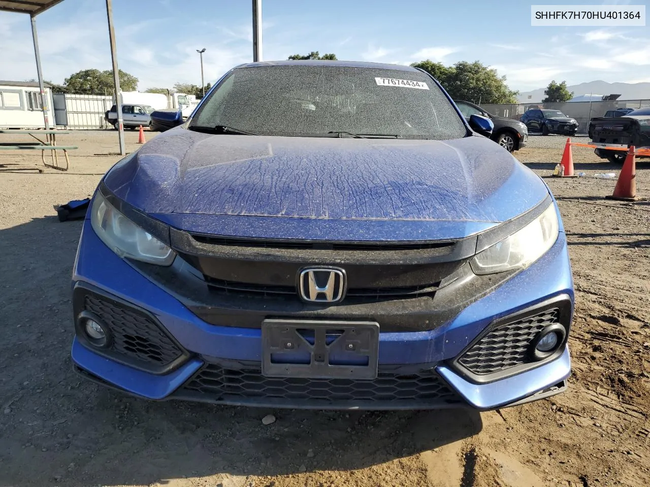 2017 Honda Civic Exl VIN: SHHFK7H70HU401364 Lot: 77674434