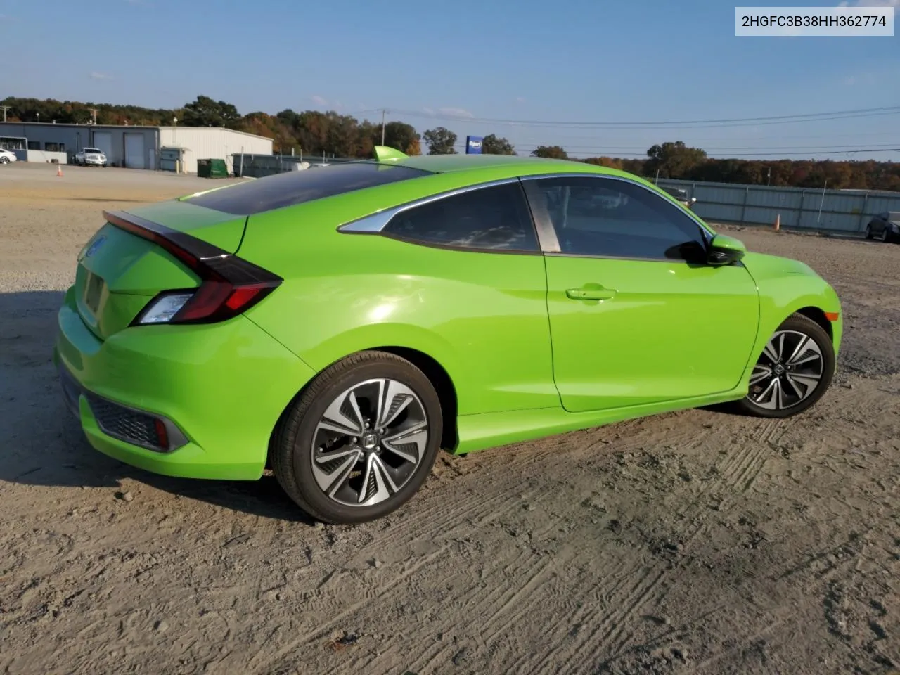 2HGFC3B38HH362774 2017 Honda Civic Ex