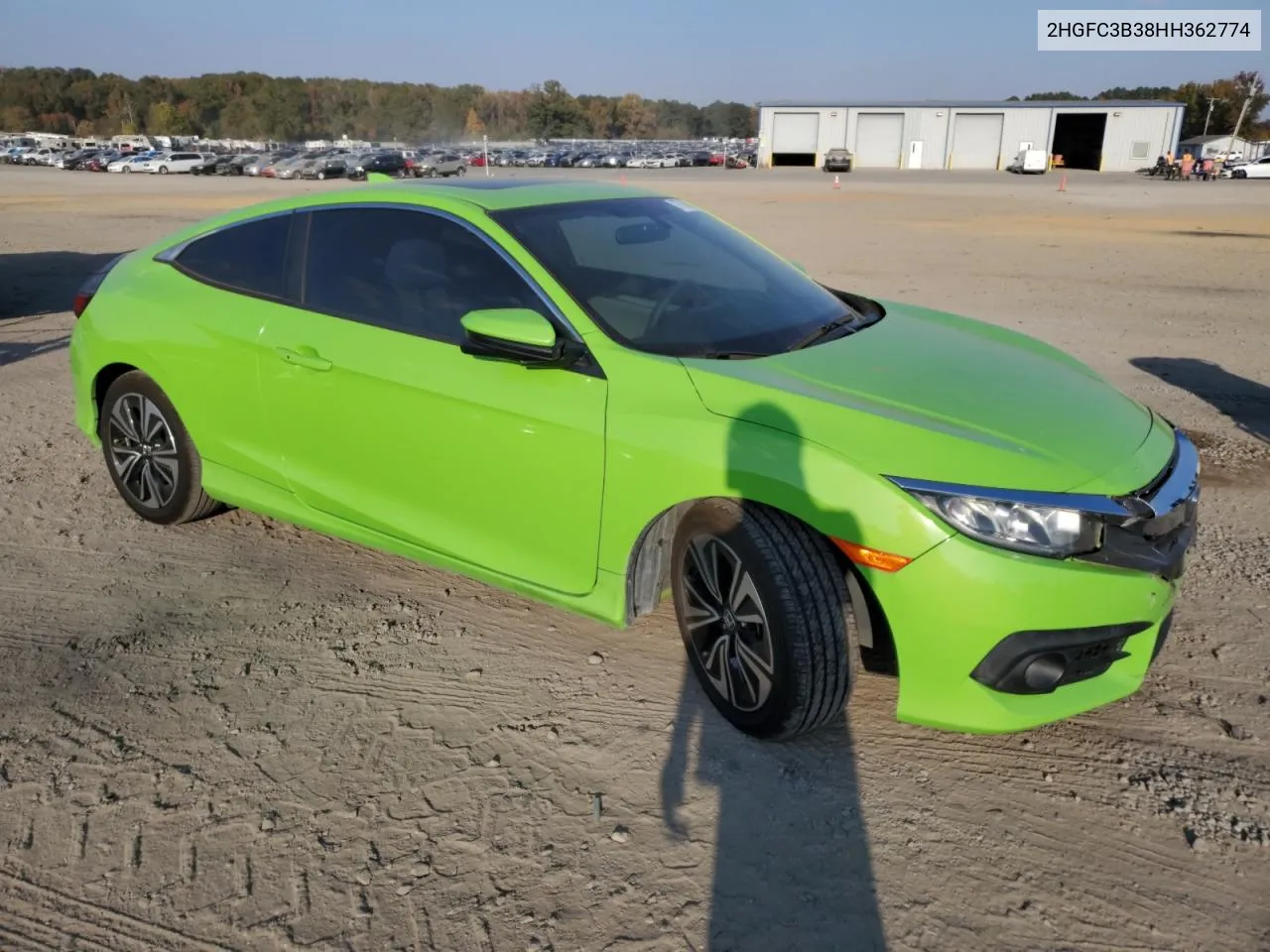 2HGFC3B38HH362774 2017 Honda Civic Ex