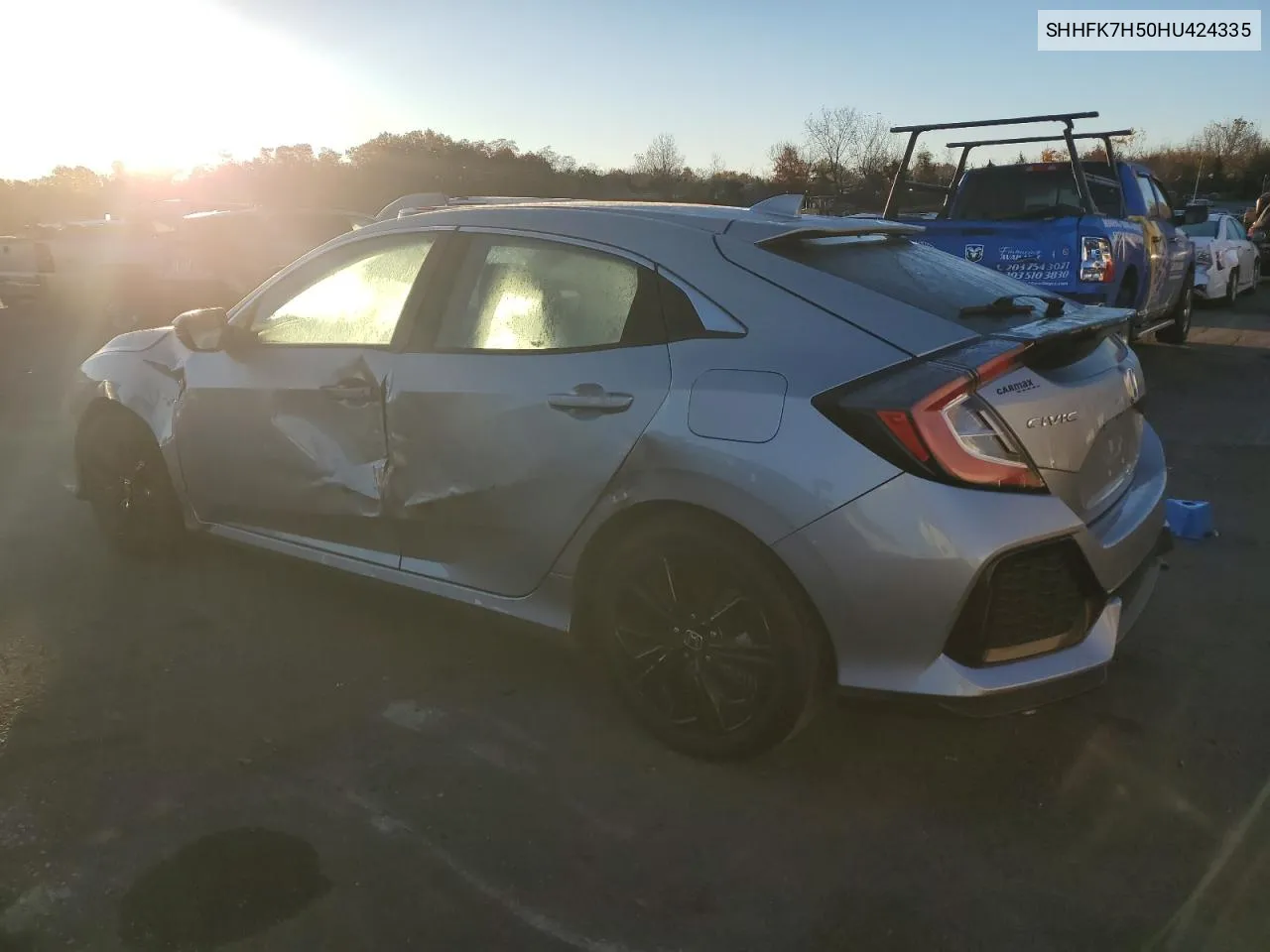 2017 Honda Civic Ex VIN: SHHFK7H50HU424335 Lot: 77810754