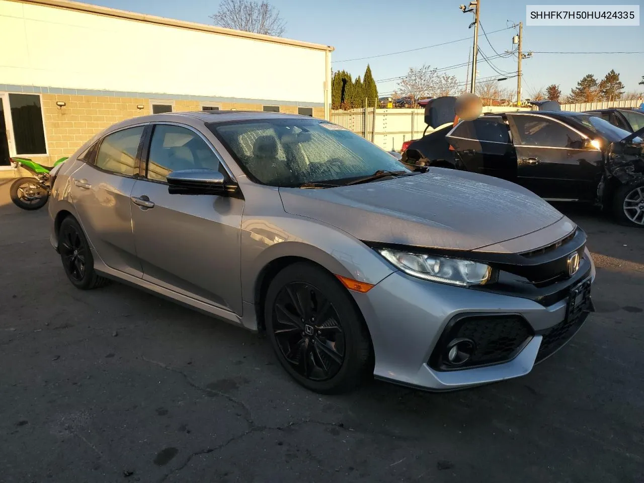 2017 Honda Civic Ex VIN: SHHFK7H50HU424335 Lot: 77810754