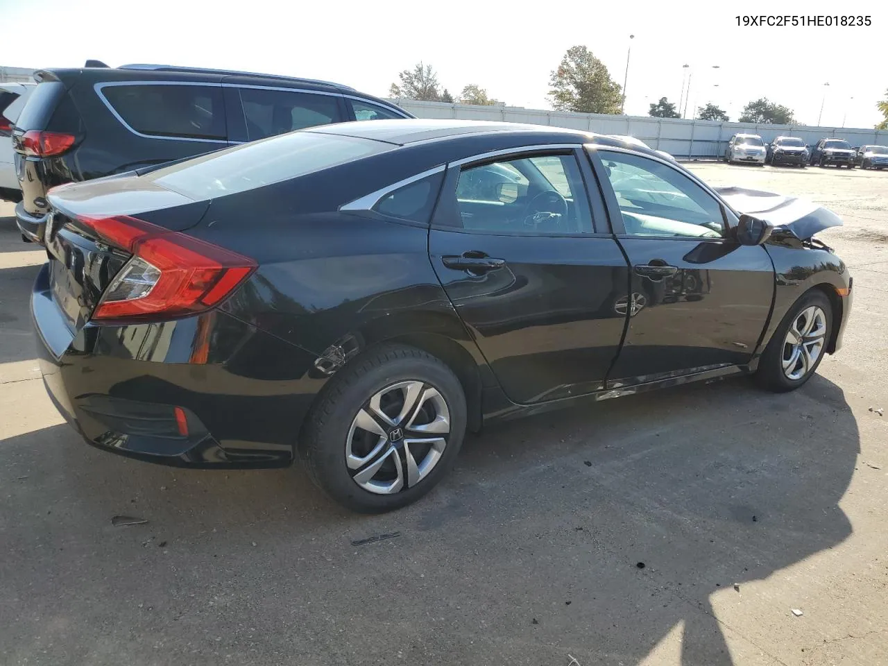 2017 Honda Civic Lx VIN: 19XFC2F51HE018235 Lot: 77814514