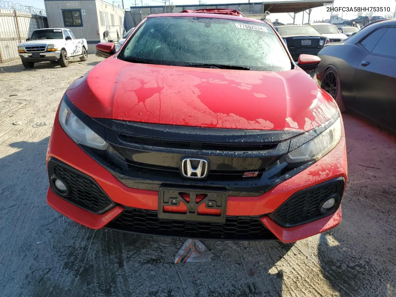 2HGFC3A58HH753510 2017 Honda Civic Si