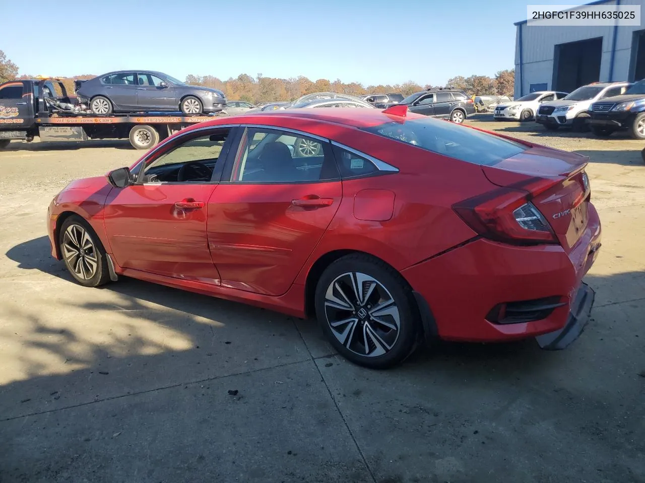 2017 Honda Civic Ex VIN: 2HGFC1F39HH635025 Lot: 77903924