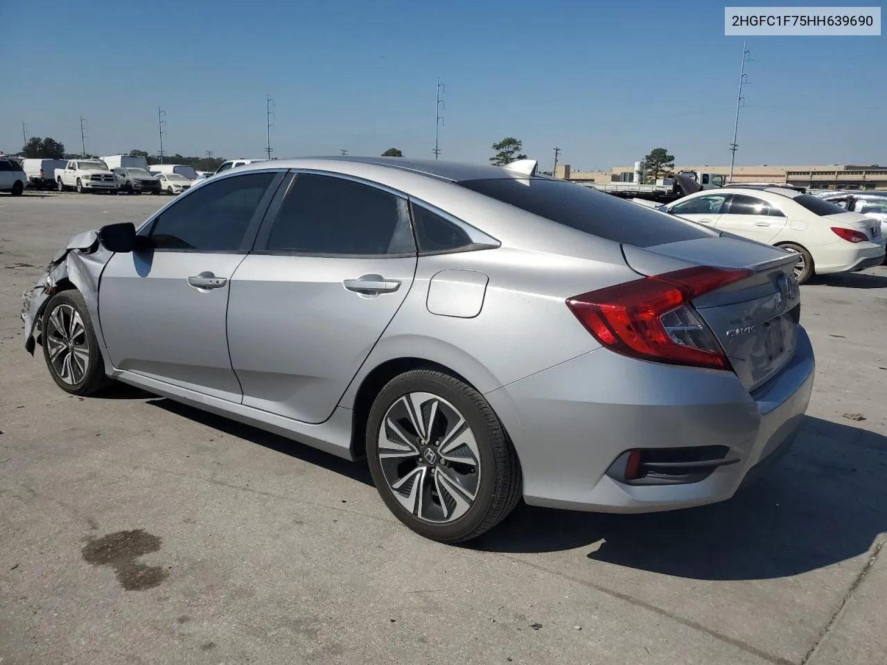 2017 Honda Civic Exl VIN: 2HGFC1F75HH639690 Lot: 77912384