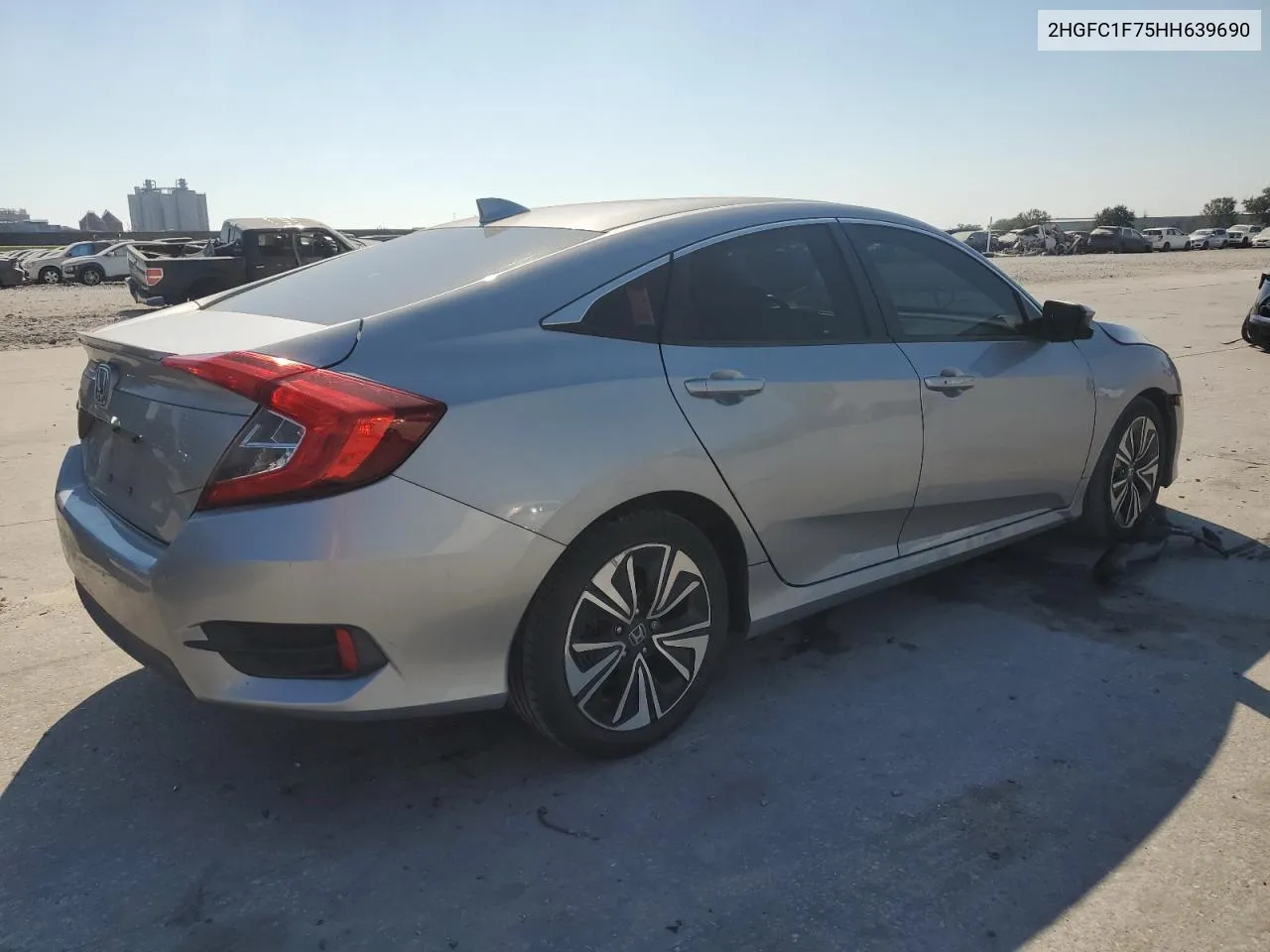 2017 Honda Civic Exl VIN: 2HGFC1F75HH639690 Lot: 77912384