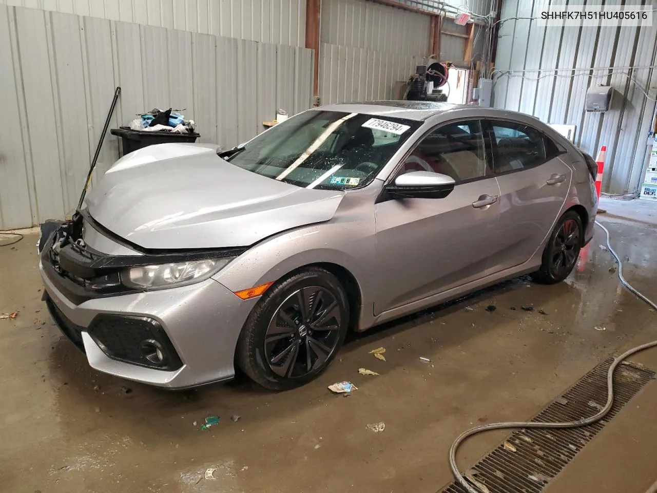 SHHFK7H51HU405616 2017 Honda Civic Ex