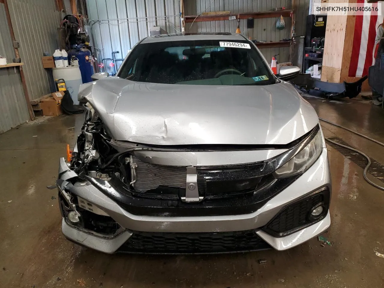 SHHFK7H51HU405616 2017 Honda Civic Ex