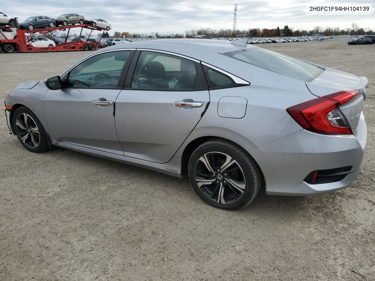 2017 Honda Civic Touring VIN: 2HGFC1F94HH104139 Lot: 78017414