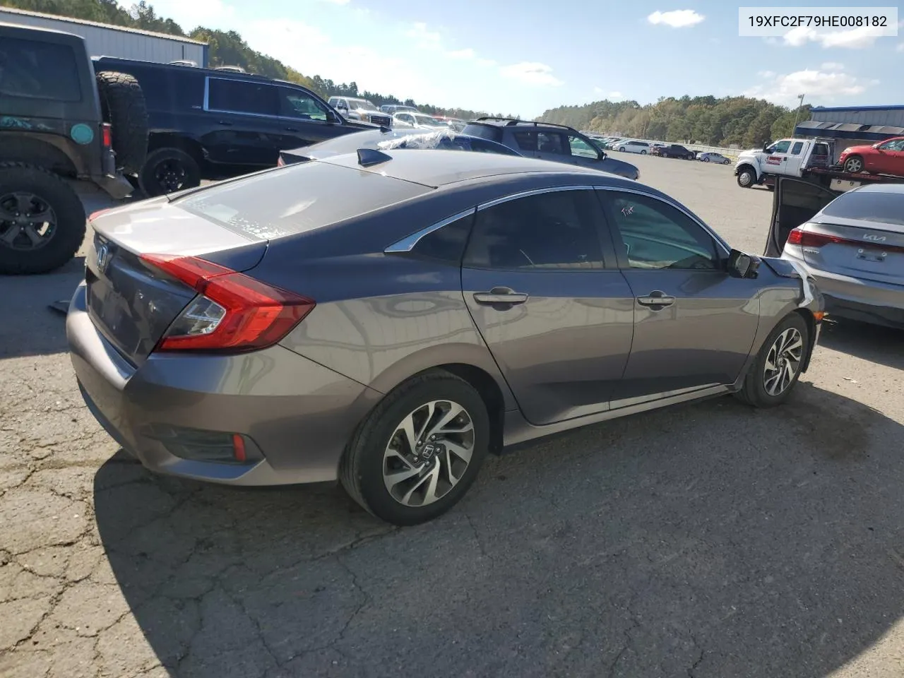 2017 Honda Civic Ex VIN: 19XFC2F79HE008182 Lot: 78043824