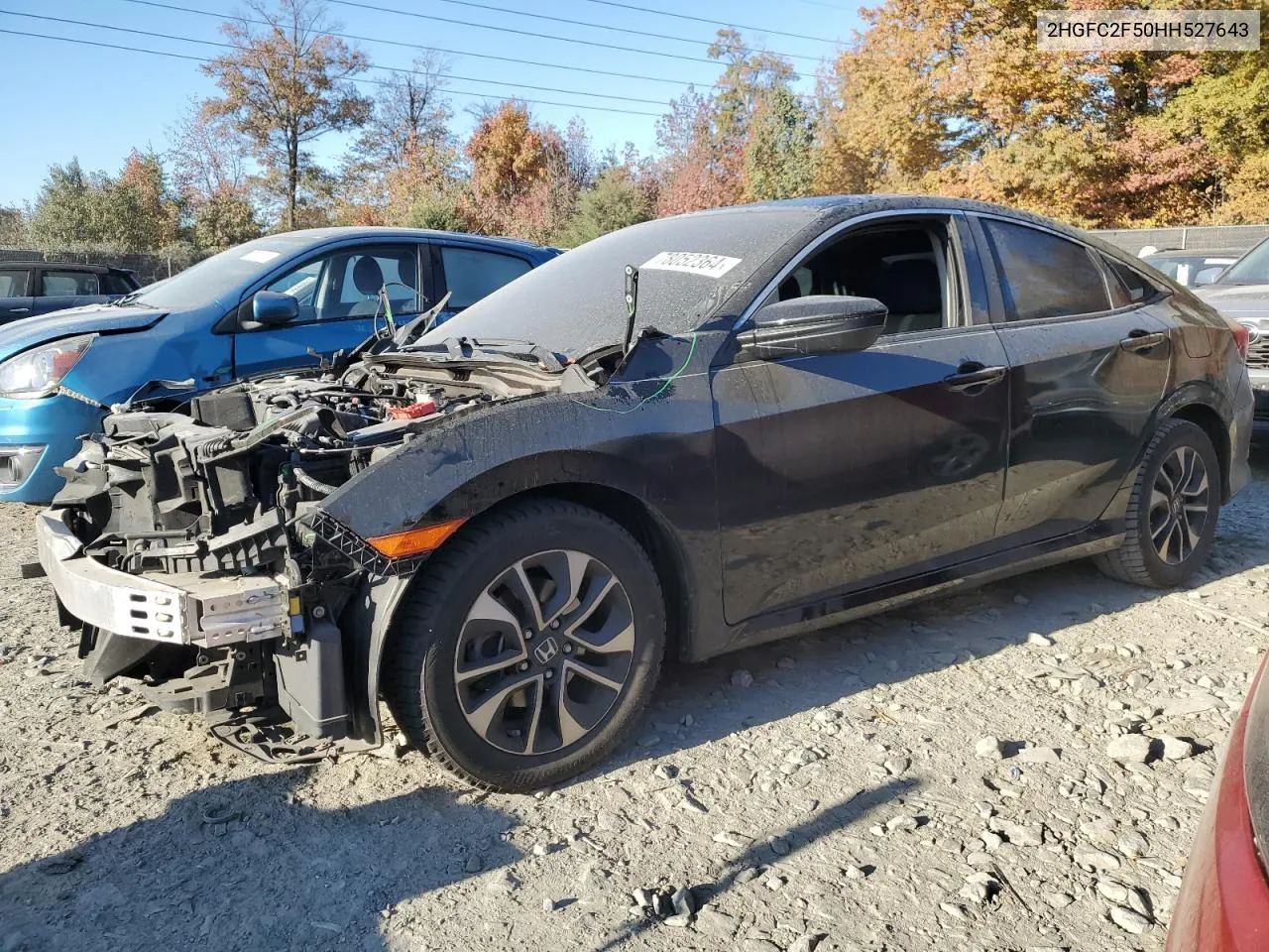 2017 Honda Civic Lx VIN: 2HGFC2F50HH527643 Lot: 78052364