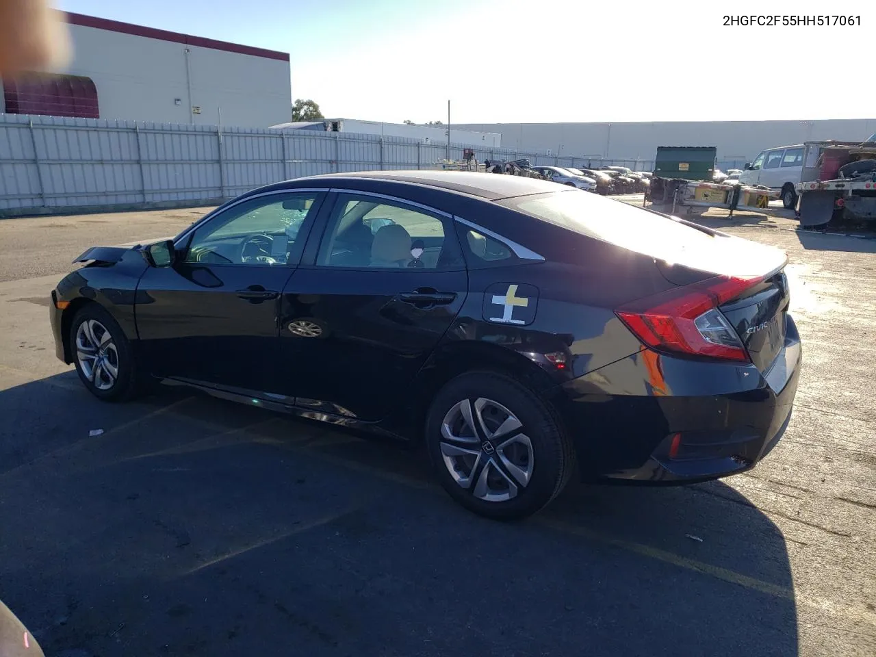 2017 Honda Civic Lx VIN: 2HGFC2F55HH517061 Lot: 78101274