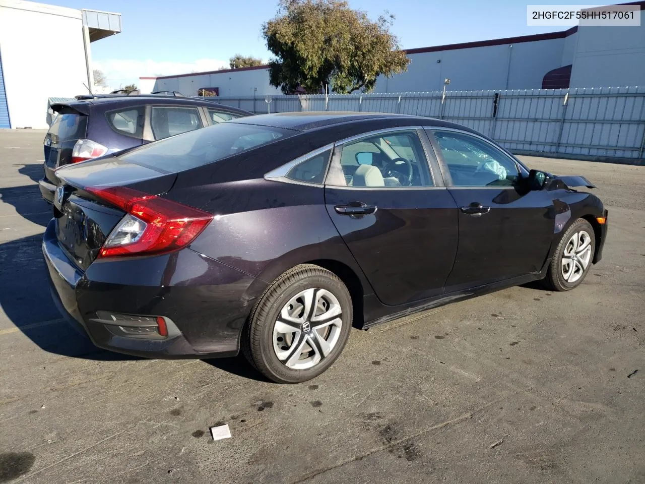 2017 Honda Civic Lx VIN: 2HGFC2F55HH517061 Lot: 78101274