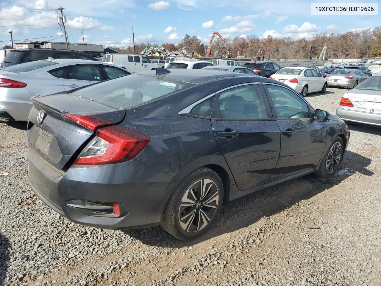 2017 Honda Civic Ex VIN: 19XFC1E36HE019696 Lot: 78123564