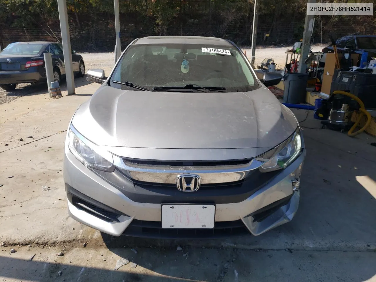 2017 Honda Civic Ex VIN: 2HGFC2F78HH521414 Lot: 78166424