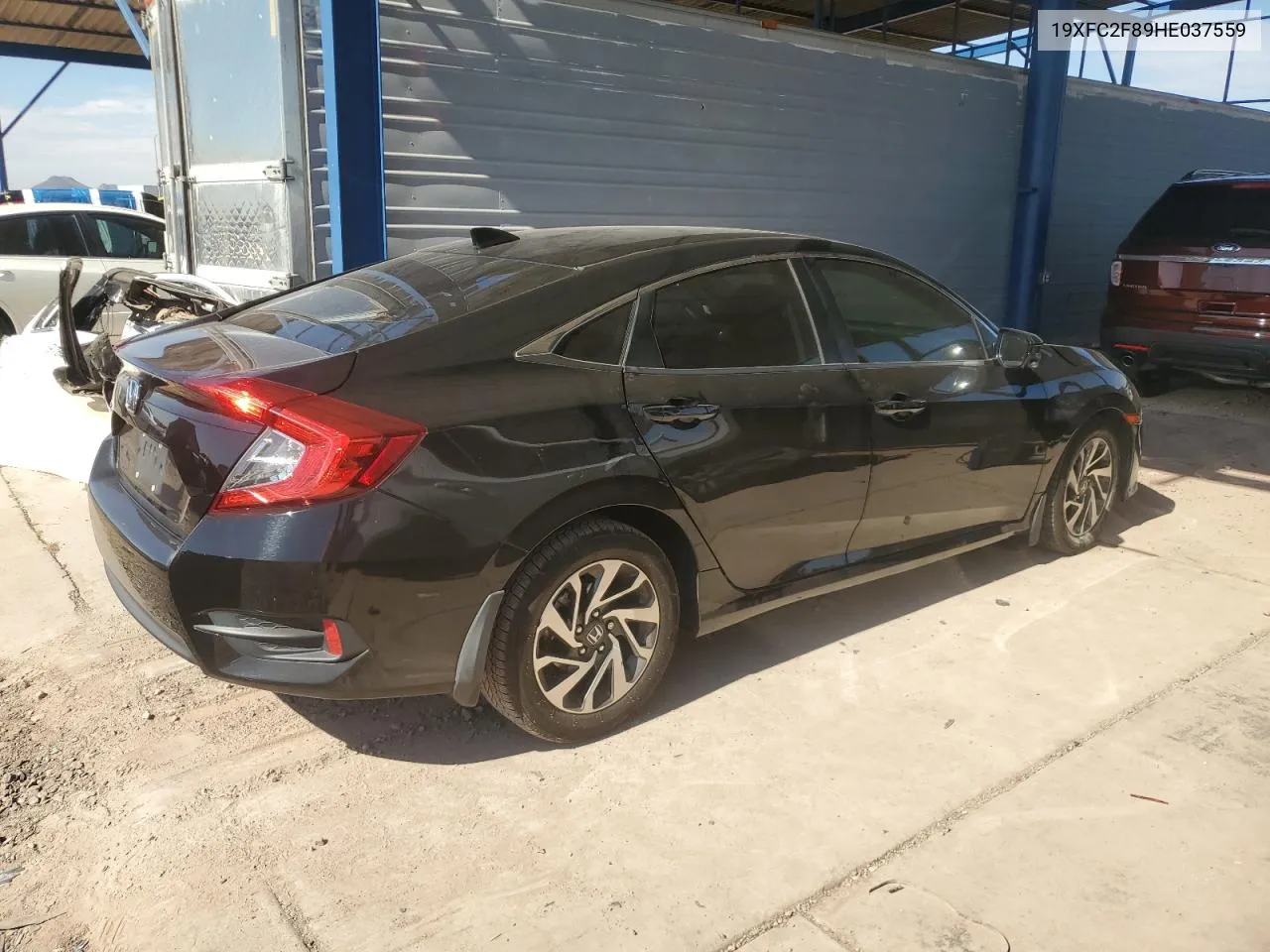 2017 Honda Civic Ex VIN: 19XFC2F89HE037559 Lot: 78197524