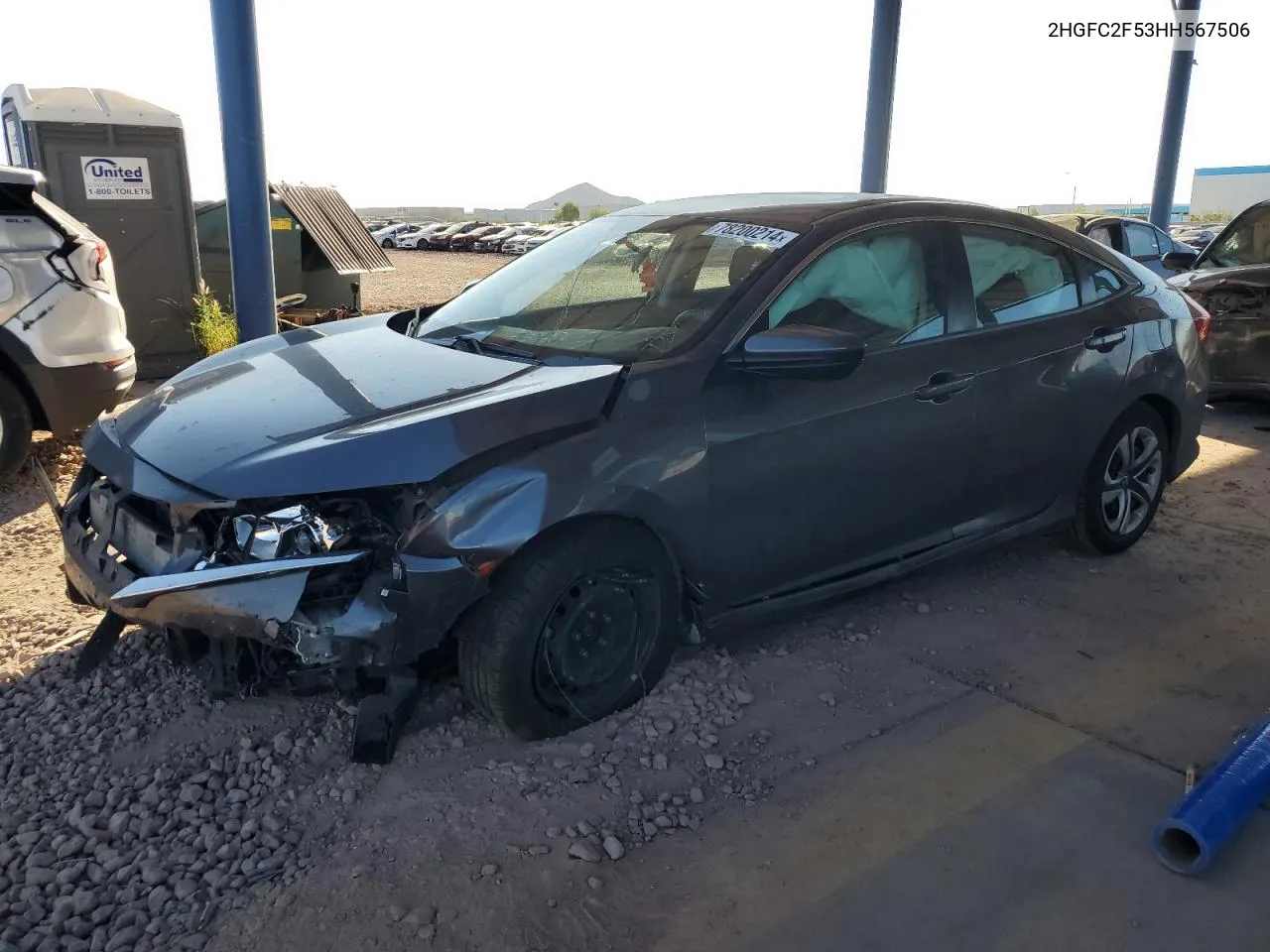 2HGFC2F53HH567506 2017 Honda Civic Lx