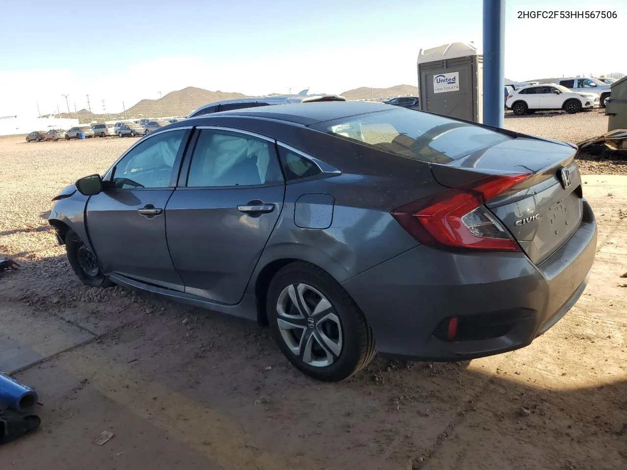 2017 Honda Civic Lx VIN: 2HGFC2F53HH567506 Lot: 78200214