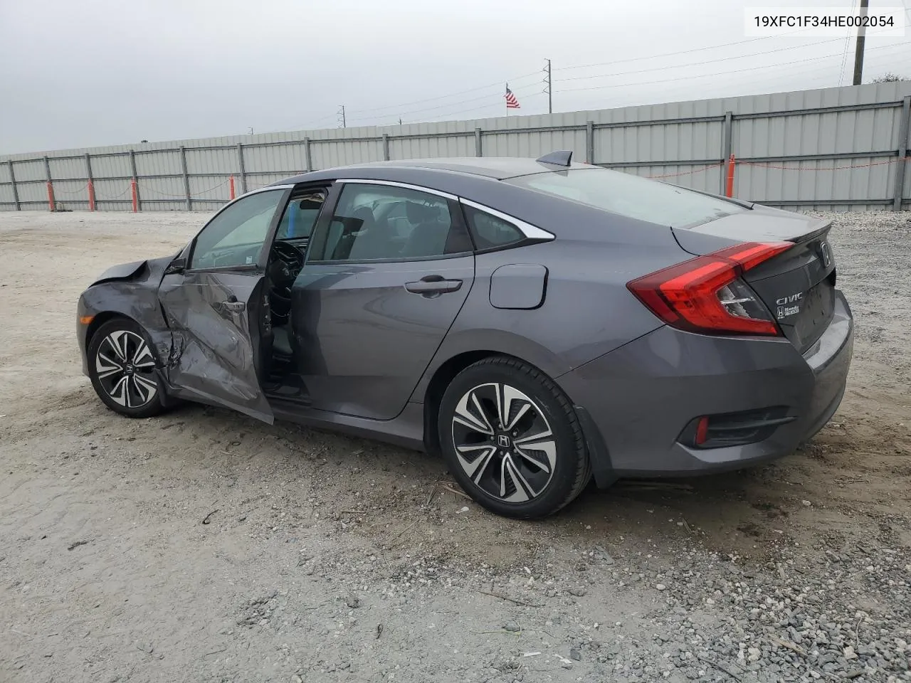 2017 Honda Civic Ex VIN: 19XFC1F34HE002054 Lot: 78241044