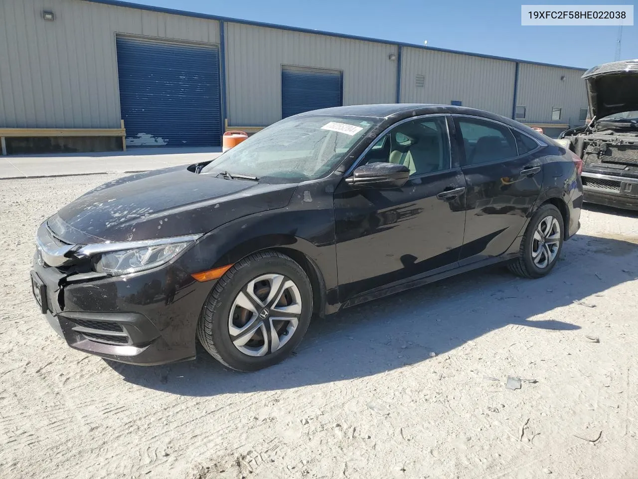 2017 Honda Civic Lx VIN: 19XFC2F58HE022038 Lot: 78255284