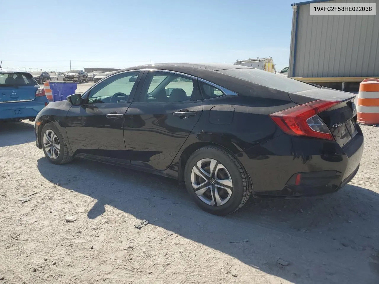 2017 Honda Civic Lx VIN: 19XFC2F58HE022038 Lot: 78255284