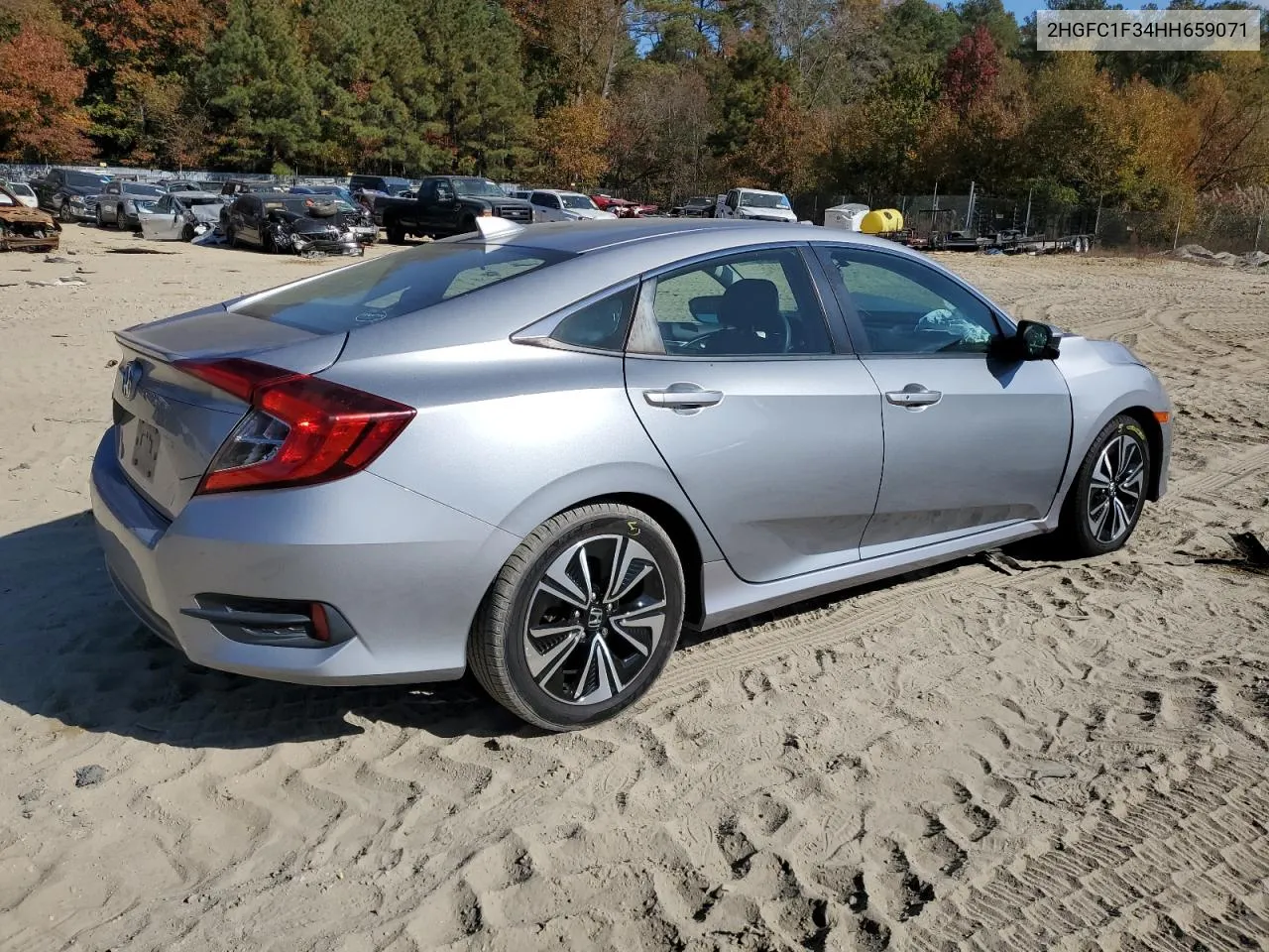 2017 Honda Civic Ex VIN: 2HGFC1F34HH659071 Lot: 78301194