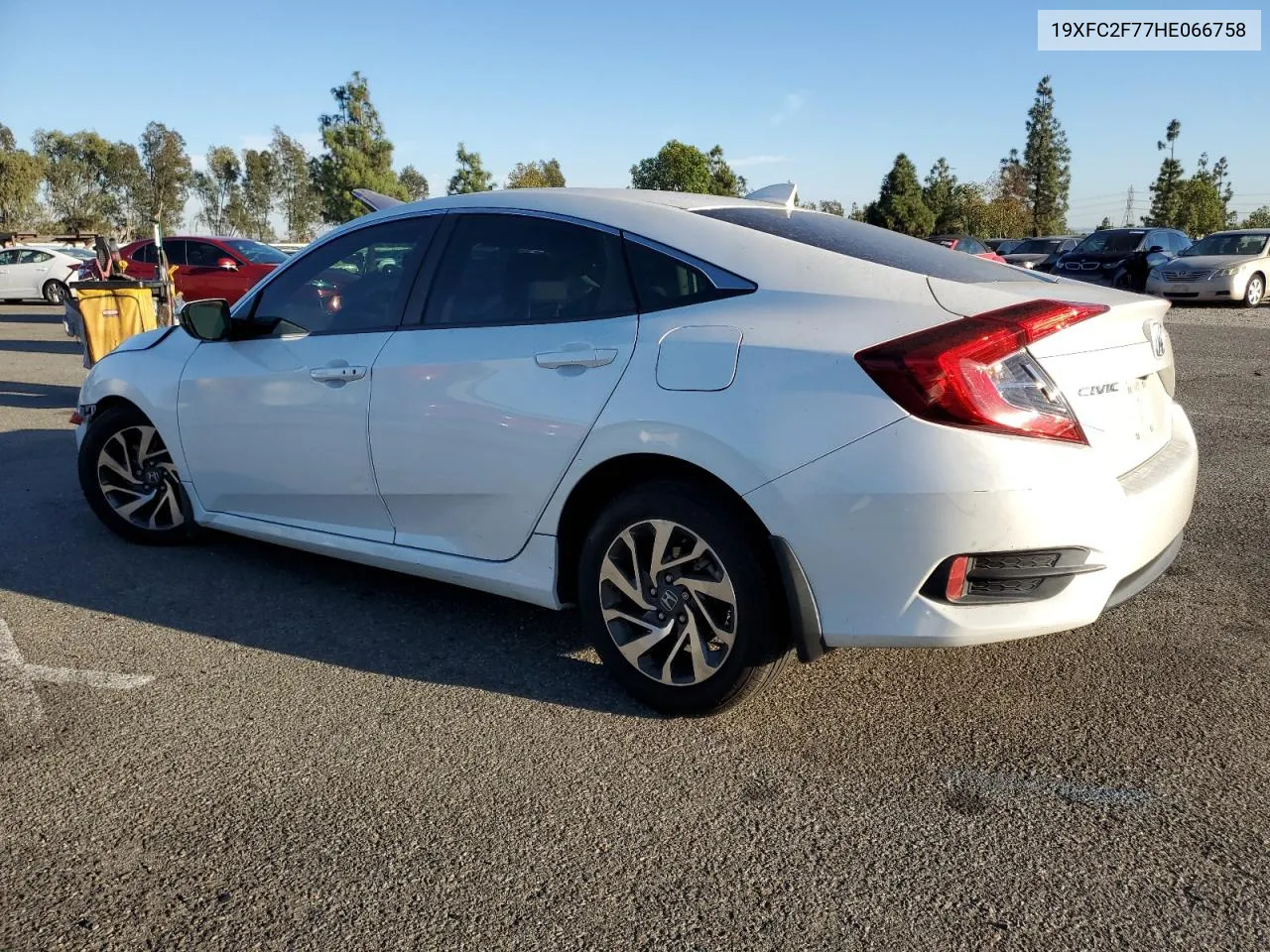 2017 Honda Civic Ex VIN: 19XFC2F77HE066758 Lot: 78327414