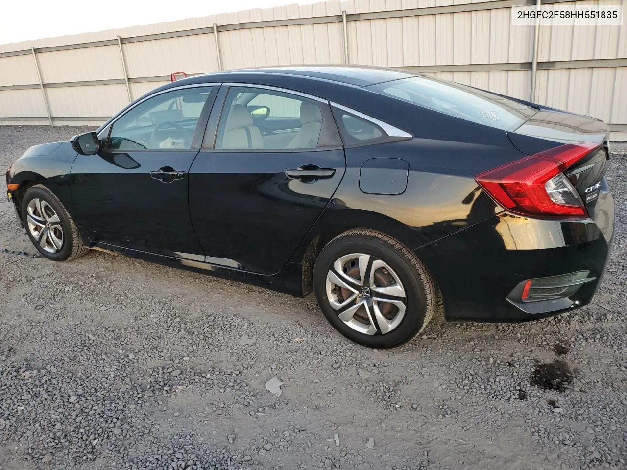 2017 Honda Civic Lx VIN: 2HGFC2F58HH551835 Lot: 78331154