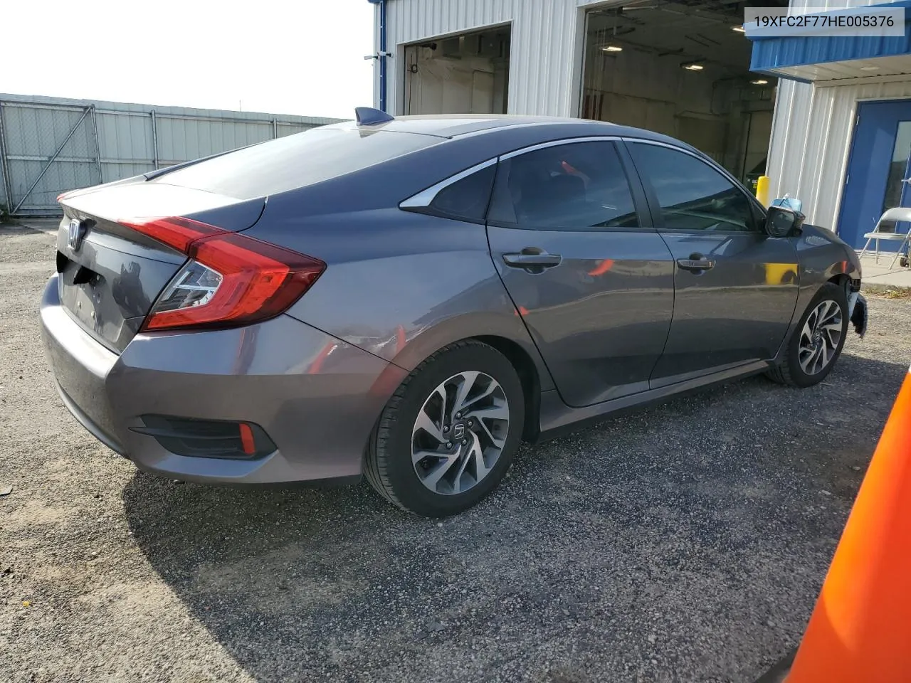 2017 Honda Civic Ex VIN: 19XFC2F77HE005376 Lot: 78458284