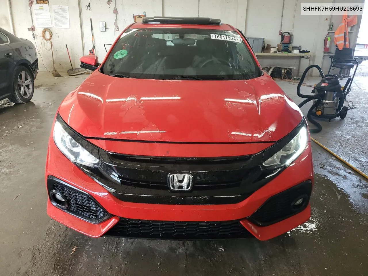 2017 Honda Civic Ex VIN: SHHFK7H59HU208693 Lot: 78517954