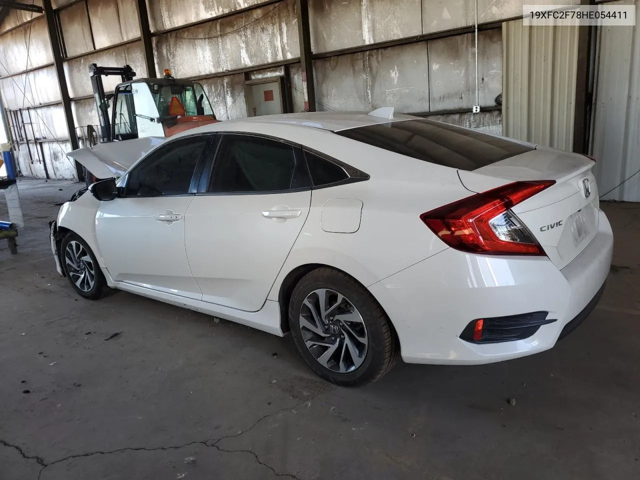 2017 Honda Civic Ex VIN: 19XFC2F78HE054411 Lot: 78636214