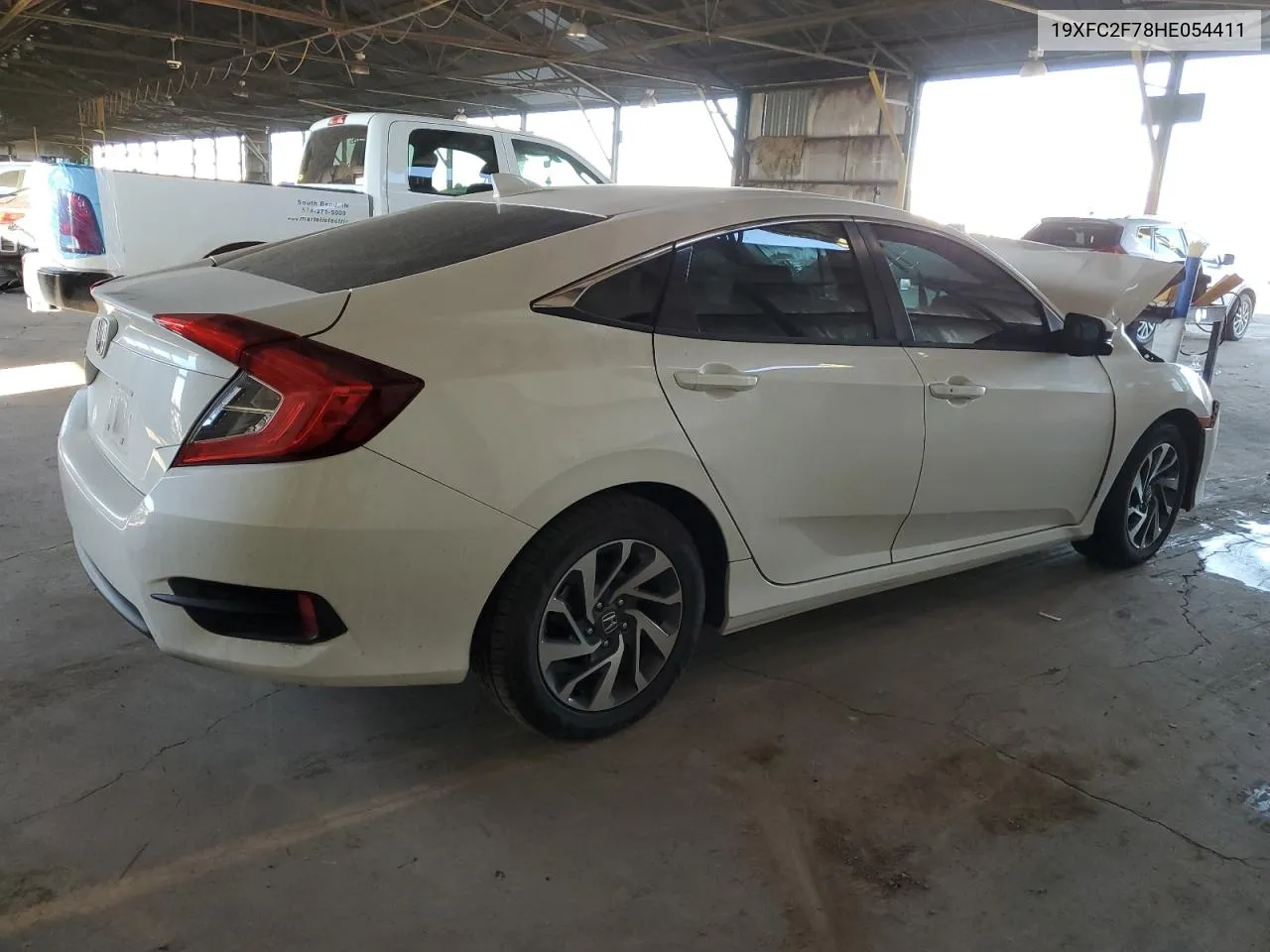 2017 Honda Civic Ex VIN: 19XFC2F78HE054411 Lot: 78636214