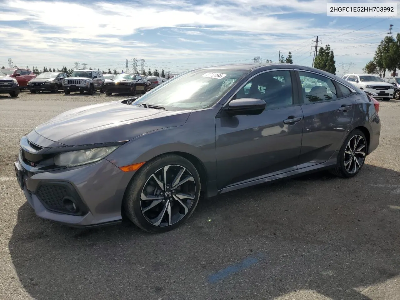 2017 Honda Civic Si VIN: 2HGFC1E52HH703992 Lot: 78713164