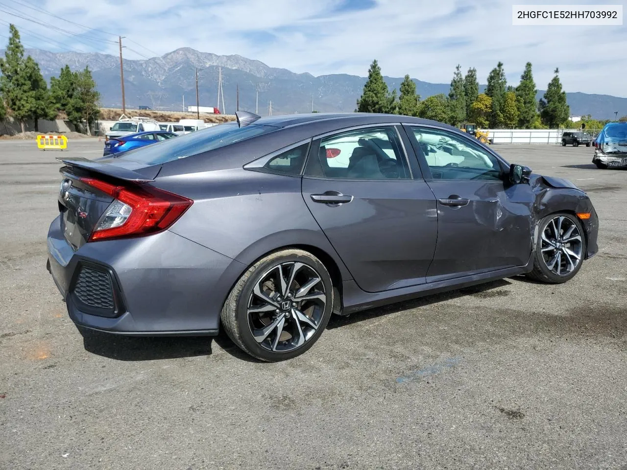 2017 Honda Civic Si VIN: 2HGFC1E52HH703992 Lot: 78713164