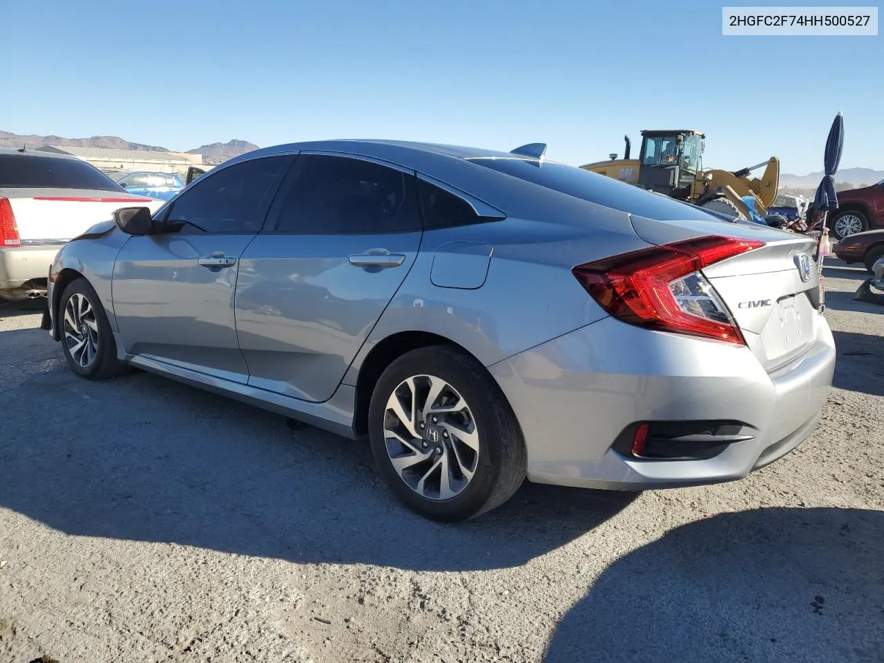 2017 Honda Civic Ex VIN: 2HGFC2F74HH500527 Lot: 78718004