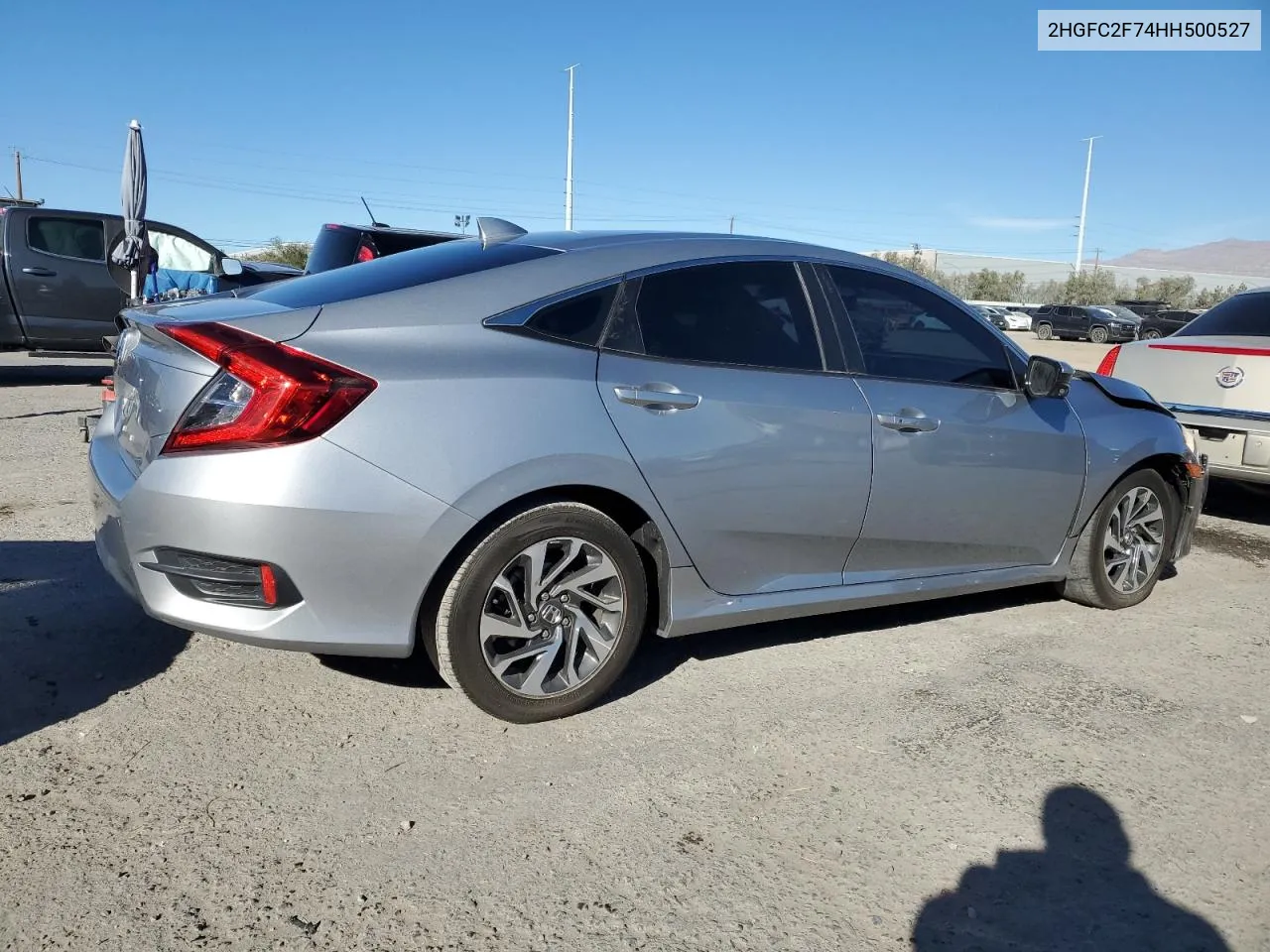 2017 Honda Civic Ex VIN: 2HGFC2F74HH500527 Lot: 78718004