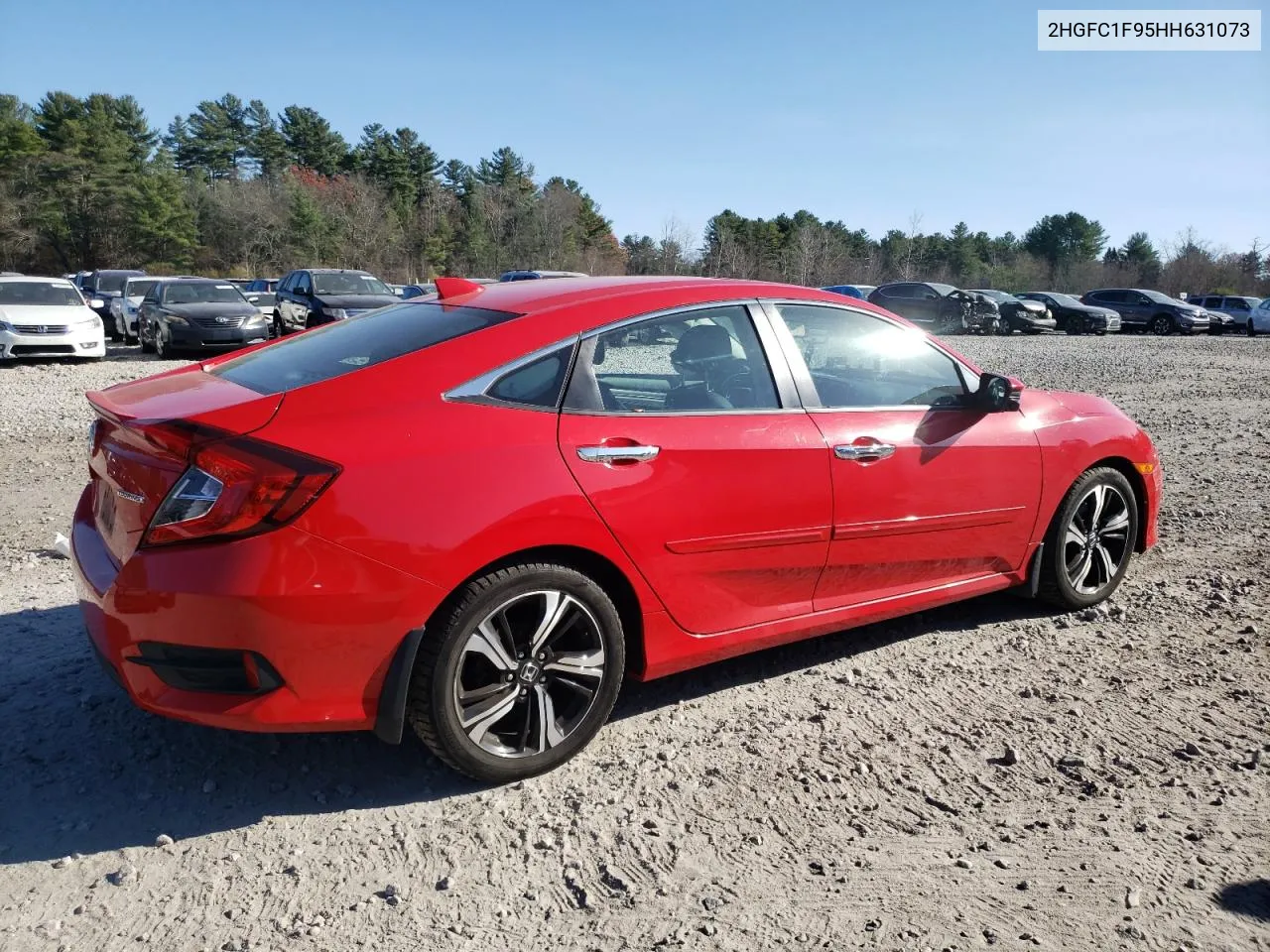 2017 Honda Civic Touring VIN: 2HGFC1F95HH631073 Lot: 78729014