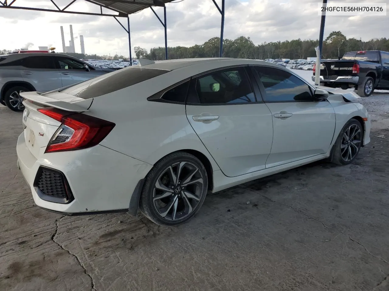 2017 Honda Civic Si VIN: 2HGFC1E56HH704126 Lot: 78745644