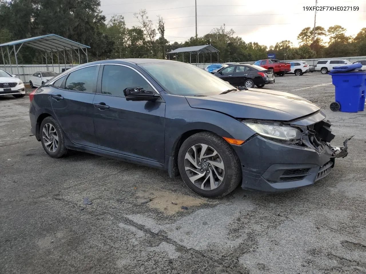 2017 Honda Civic Ex VIN: 19XFC2F7XHE027159 Lot: 78947104