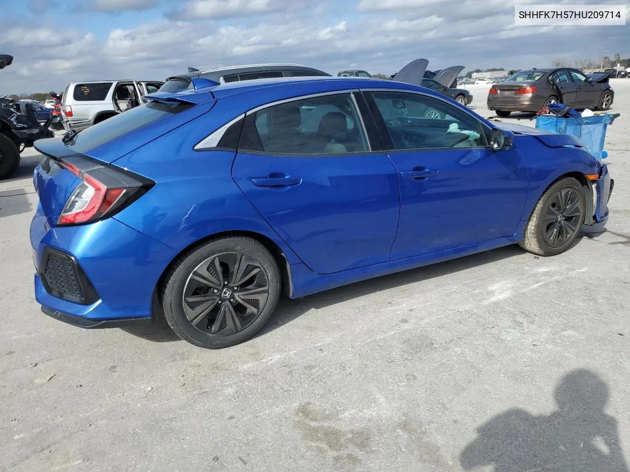 2017 Honda Civic Ex VIN: SHHFK7H57HU209714 Lot: 79257304