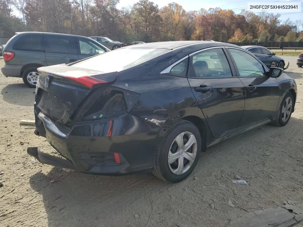 2017 Honda Civic Lx VIN: 2HGFC2F5XHH523941 Lot: 79449614