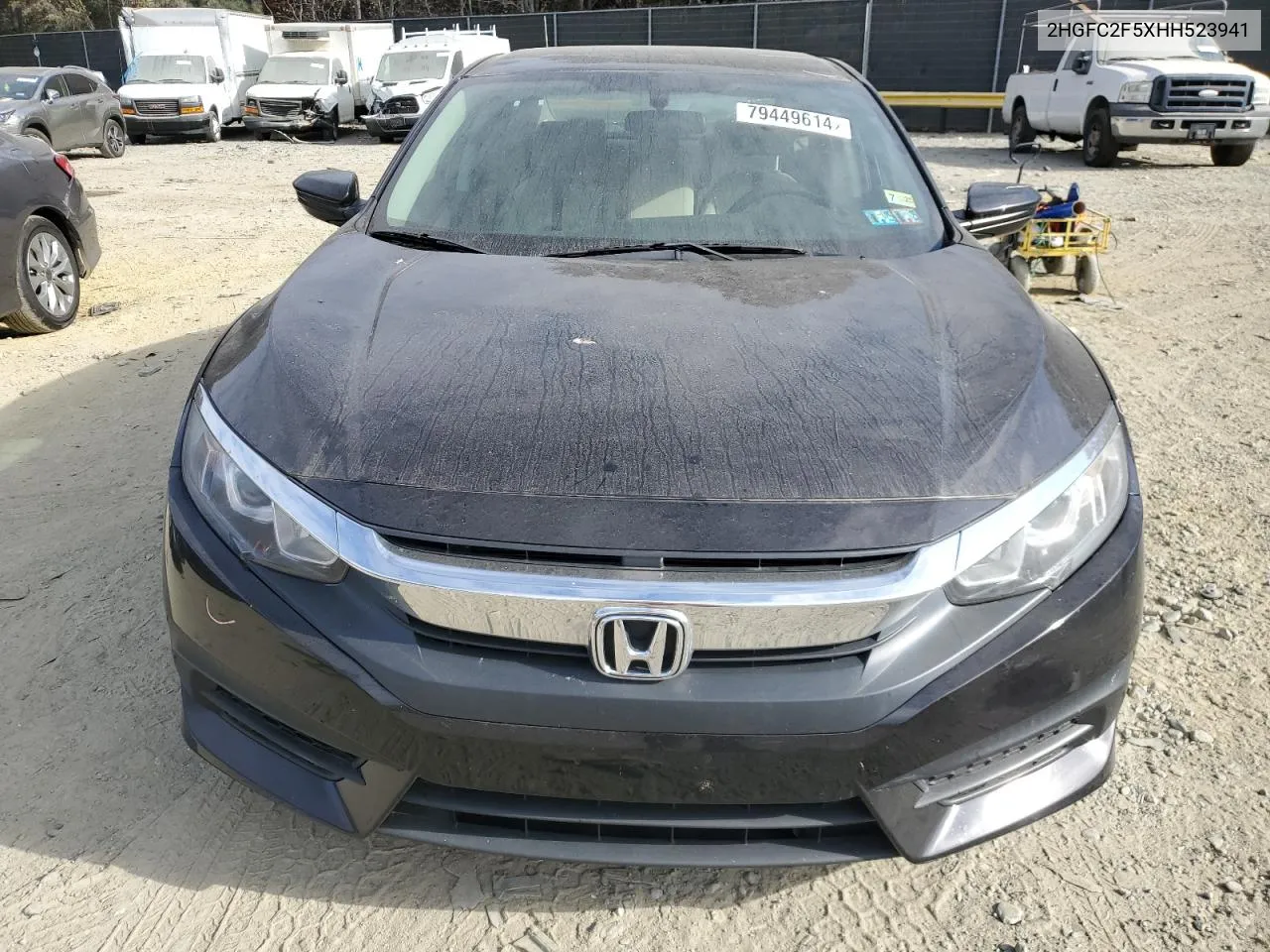 2017 Honda Civic Lx VIN: 2HGFC2F5XHH523941 Lot: 79449614