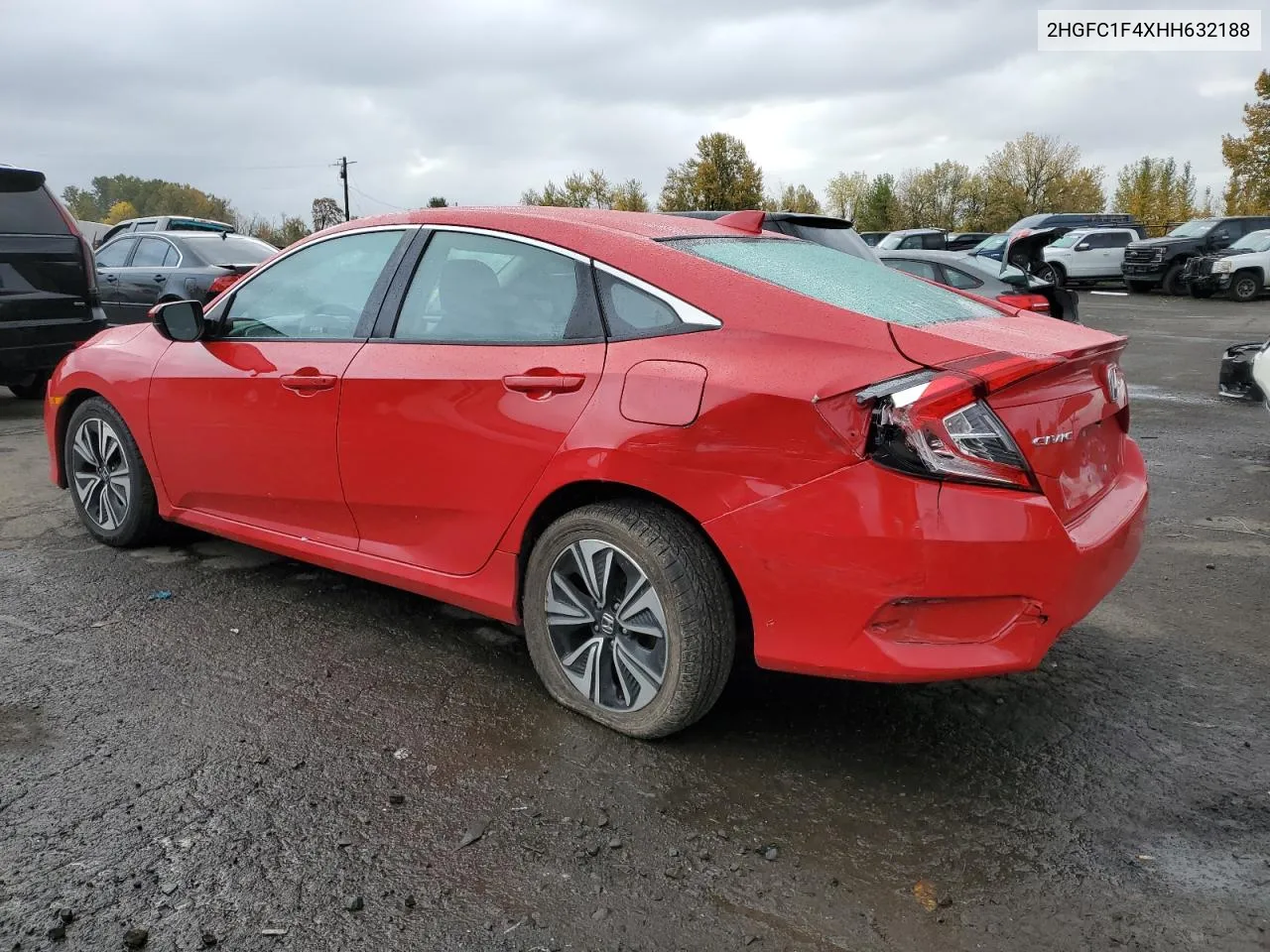 2017 Honda Civic Ex VIN: 2HGFC1F4XHH632188 Lot: 79520774