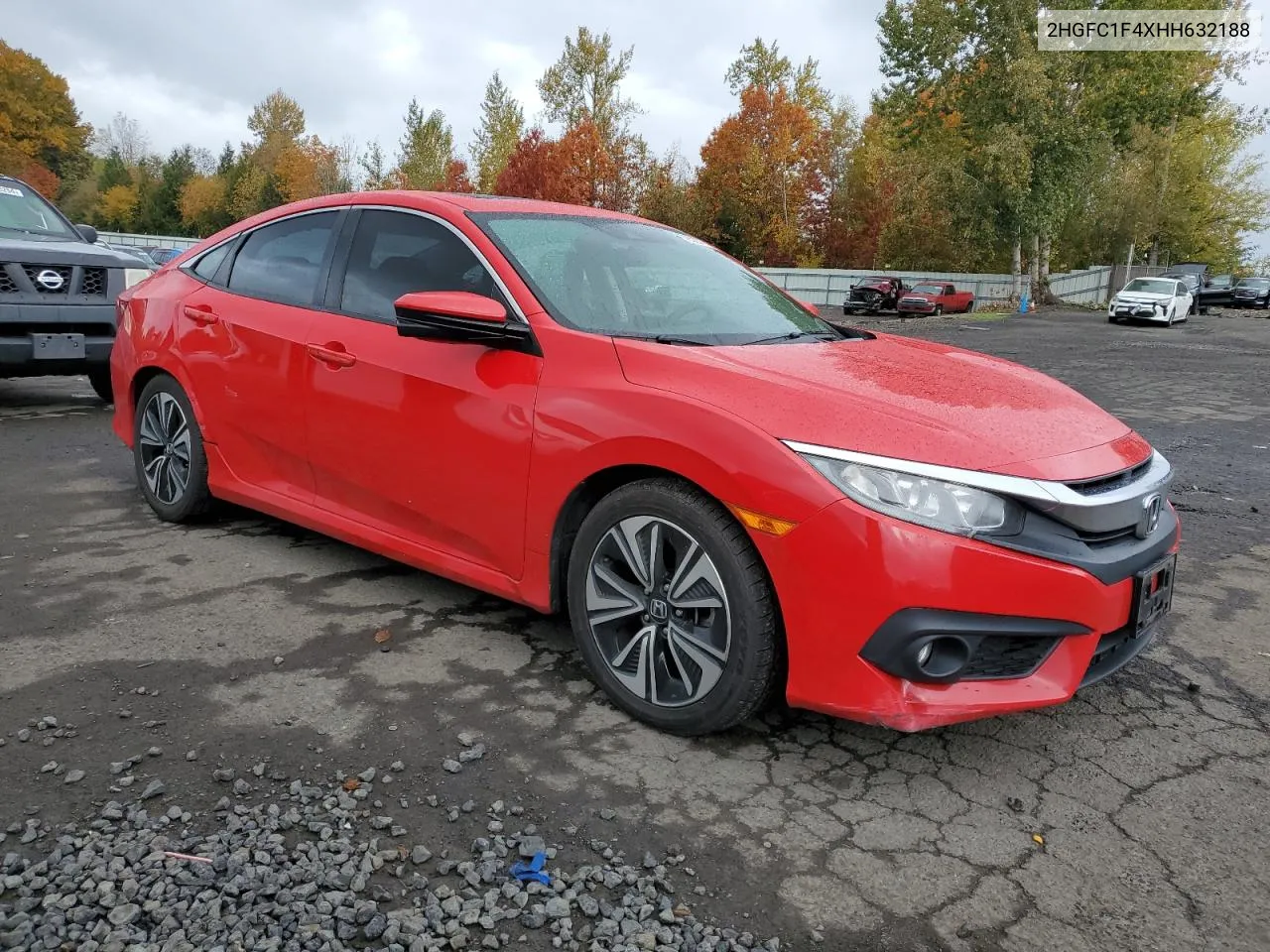 2017 Honda Civic Ex VIN: 2HGFC1F4XHH632188 Lot: 79520774